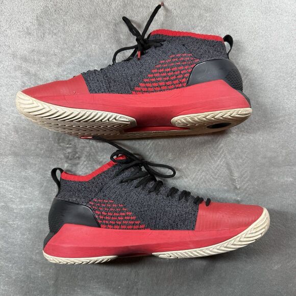 Under Armour Heat Seeker Shoe Men’s 12.5 Red Black Basketball Sport Athlete main image 6